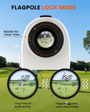 Golf Rangefinder with Slope - 1200 Yard Laser Range Finder for Golfing & Hunting, High-Precision Flag Locking Vibration