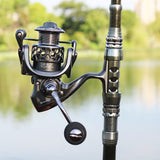 Sougayilang Spinning Fishing Rod and Reel Combos Portable Telescopic Fishing Pole Spinning reels for Travel Saltwater Freshwater Fishing Sougayilang
