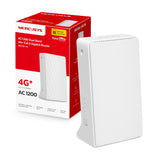 Mercusys MB230-4G, 4G+ Cat6 LTE Router, Dual Band Wireless AC1200Mbps, WLAN Router with SIM, LAN/WAN Port, 4G SIM MODEM, No Configuration, External Antenna Connections