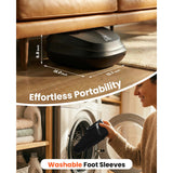 BOB AND BRAD Foot Massager with Heat, Shiatsu Deep Kneading & Air Compression for Plantar Fasciitis, FSA Eletric Feet Massager Machine, Fits US Size 12, HSA Eligible