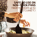 Silicone Kitchen Utensil Sets Heat Resistant Kitchen Utensils Set, Stainless Silicone Utensils Set for Nonstick Cookware, BPA Free, Dishwasher Safe LeMuna