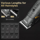 Ufree Beard Trimmer for Men with Hair Clipper, Professional Hair Clippers for Men and Hair Trimmers, Cordless Electric Razor Mens Grooming Kit for Nose, Face, Ear, Body, Gifts for Men Husband Father