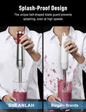 Powerful Immersion Blender handheld, 2025 New Update Hand Blender, Scratch-Resistant Corded Hand Mixer with Heavy-Duty Copper
