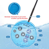 Tsiodot Mini RC Submarine Waterproof Remote Control Boat Underwater Diving Fish Tank Toy for Kids Birthday Gift（Blue）