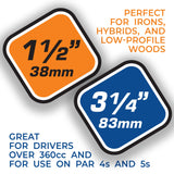 Pride Golf Tee Pride Perfromance Combo Pack (50 Count: 40 3-1/4" & 10 1-1/2")