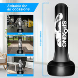 Vobab Standing Punching Bag for Adult Teens 70", Heavy Punching Bag with Boxing Gloves and Electric Air Pump for Beginners Training MMA Muay Thai Fitness Kickboxing Home Gym Vobab