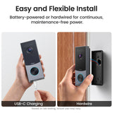 aosu 5MP Ultra HD Wireless & Wired Video Doorbell Camera