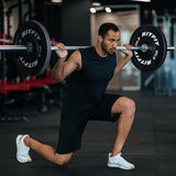 RitFit 7-foot Olympic Barbell Bar, General Purpose Weight Bar Suitable for Olympic Lifts and Power Lifts, 500LBS Capacity
