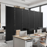 C-Hopetree 6 Panels Room Divider, 6 Ft Tall Indoor Folding Privacy Screen, Portable Partition Separator