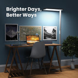 Tiptolls 120W TP20 Plus Floor Lamp with 11000LM Bright LEDs, 120W, 4000K Daylight, Dimmable, Tall Standing Lamp for Living or Work Space