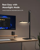 LitONES Led Desk Lamps for Home Office with Base, Tall Desk Lamp with 50 Light Modes & Memory and Timer Func Computer Light, Flexible Adjustable Table Lamps for Video Conference, Architect or Study