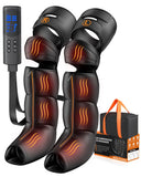 DEJUNPIOOL Leg Massager with Heat and Compression - Foot Calf Thigh Massage for Circulation and Pain Relief, Professional Compression Boots with 6 Modes, 9 Intensity, 4 Heat, Gifts for Mom Dad