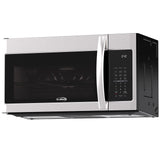KoolMore 1.9 Cu. Ft. Over the Range Microwave Oven with Oven Lamp and 300CFM Recirculation Vent Hood Function, Auto Cook Menus, Reheat Function, 11 Power Levels, Timer, and Weight Defrost (KM-MOT-2SS)
