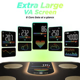 RunStar Scale for Body Weight, Smart Scale with 8-in-1 VA Display, High Precision Bathroom Digital Scale for Body Weight Heart Rate BMI Body Fat 22 Body Composition Sync APP, FSA&HSA Eligible