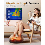 BOB AND BRAD Foot Massager Machine with Heat and Remote, Fits up to Size 14, FSA Eligible HSA Shiatsu Deep Kneading Foot Massager for Plantar Fasciitis and Neuropathy