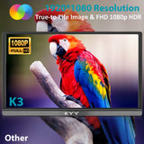 KYY Portable Monitor 15.6" 1080P Computer Monitor Screen Extender w/Cover