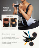 FeelinGirl Women Corset Waist Trainer Corset Cincher Trimmer Belt Body Shaping Workout Body Shaper Slate Blue XXL