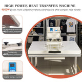 24x32 Inch Heat Press, 110V 4500W High Pressure Clamshell Heat Press Machine for Business, Large Professional Digital Control Heat Transfer Machine for Sublimation, Sliding Base Design