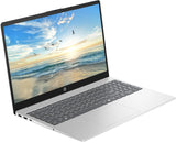 HP 15.6" FHD Business & Student Laptop Computer with 1-Year Office 365 & Copilot AI, Quad-Core Intel Processor, 32GB RAM 640GB Storage (128GB UFS+512GB SD Card), Win 11 H, PLUSERA Docking Hub, Silver