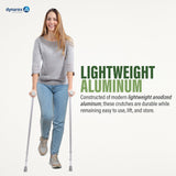 Drynarex Forearm Crutches, Tall