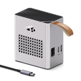 Nimo External GPU Docking Station, AMD Radeon RX 7600M XT 8GB GDDR6 External Graphics Card Enclosure, 80Gbps USB4 & Oculink, Built-in 240W PSU, 65W PD Charging for Laptop, Mini PC, Handheld Gaming