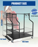 Mythinglogic Golf Storage Garage Organizer, Golf Bag Storage Stan Mythinglogic