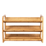 Honey-Can-Do SHO-01599 Bamboo 3-Tier Shoe Shelf