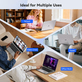 NIMO 15.6" IPS FHD Student Laptop, Intel 6-Core i3-1215U Laptop (Up to 4.4GHz, Beats R5 7520U) with 16GB RAM 512GB SSD 65W Fast PD 180° View Backlit KB Fingerprint Wi-Fi 6, for Creator, Home Business