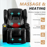 DRMBOOK Dual Motor Power Swivel Rocker Recliner Chairs with Massage & Heat