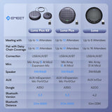 EMEET Luna Conference Speaker and Microphone, 360° Voice Pickup for 8 Users