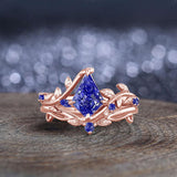 Oseew Kite Cut Tanzanite rings for women(Tanzanite)