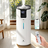 Lacidoll 16L Smart Humidifier large room, Whole house Humidifier for Home 1500 sq.ft with APP/Voice/Remote Control, Ultrasonic Cool Mist Humidifiers for Bedroom, Plants, office with Tube, White