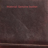 Genuine Leather Wallet Man Large Capacity Functional Handbag Oil Wax Bag Purse Pocketbook Billfold Moneybag