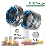 M12 Auto Stop Electric Mason Jar Vacuum Sealer - 2026 Upgrade Smart Jar Vacuum Sealer for Mason Jars with Wide and Regular 2500mAh Battery Portable Mason Jar Sealer Machine Kit