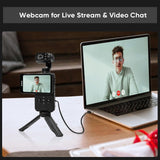 ORDRO M5 Pocket Camera 3 Axis Gimbal Stablizer Vloging Camera w/64G Card