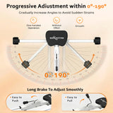 BODY RHYTHM Leg Stretcher - Split Machine for Leg Stretching - Flexibility Stretching Equipment - Ballet, Yoga, Dance, Martial Arts, MMA - Home Yoga Gym Fitness (Black)