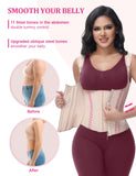 SHAPSHE Waist Trainer for Women, Tummy Control Sports Girdle, Workout Body Shaper with Adjustable Shoulder Strap