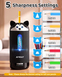 AFMAT PSJ1 Electric Pencil Sharpener, Fully Automatic, for 6.5-12mm Pencils