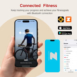 BARWING Stationary Exercise Bike for Home Workout, 5 IN 1 Foldable Indoor Cycling Bike for Seniors, 350LB Capacity, 16-Level Magnetic Resistance, Comfortable Seat Backrest