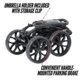 Bag Boy Quad Pro Push Cart, Black/Slate Bag Boy