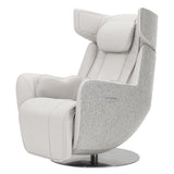 Nouhaus Orbit Heated Massage Chair,Full Body Massaging Zero-Gravity Leisure Recliner with Low-Noise 3D Massage and Dual Sound Systems Modern Massage Chairs (Elder White)