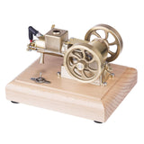 MechPuConToy Engine Model Kit That Works, Metal Adjustable Speed Micro Horizontal Water-Cooled Engine Model
