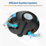 Y10 Cordless Robotic Pool Cleaner, Automatic Pool Vacuum - 90 Mins Runtime, Powerful Suction, Self-Parking, Lightweight for Above/Inground Pools Up to 65ft/1100 Sq.Ft (Coal)