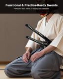 1045 Steel Four Winds Katana for Display, Hand Forged Full Tang Sword