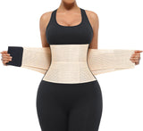 SHAPELLX Waist Trainer for Women Plus Size Underbust Sport Girdle Waist Cincher Tummy Control Trainer Back Support Belt Skin