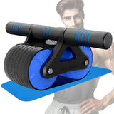 Automatic Rebound Ab Roller Wheel for Home Gym – Sturdy Core Fitness Equipment with Knee Pad – Perfect Abdominal Exercise For Men & Women, Effective Abs Workouts & Strength Training HAVENYX