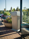 Rubbermaid Commercial Products Ranger Trash Can with 2 Door Lid