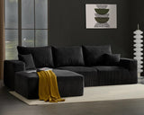 113" Modular Sectional Sofa Boneless L-Shaped Couches for Living Room