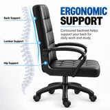 Home Office Desk Chair, Ergonomic Latex Cushion Swivel Chair
