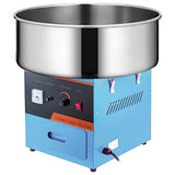Commercial Cotton Candy Machine, Professional Candy Floss Maker, for Home, Kids Birthday, Family Party (Blue, Without Cart)